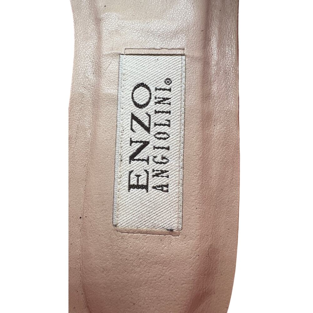 💗Enzo Angiolini Sz 8N Pink Loafers Slip-On Flats Minimalist Chic Y2K Workwear - Picture 9 of 9